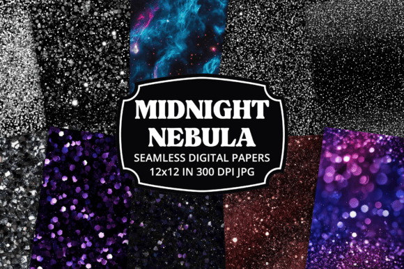 Download Midnight Nebula Galaxy Glitter Paper - Galaxy glitter paper Collection